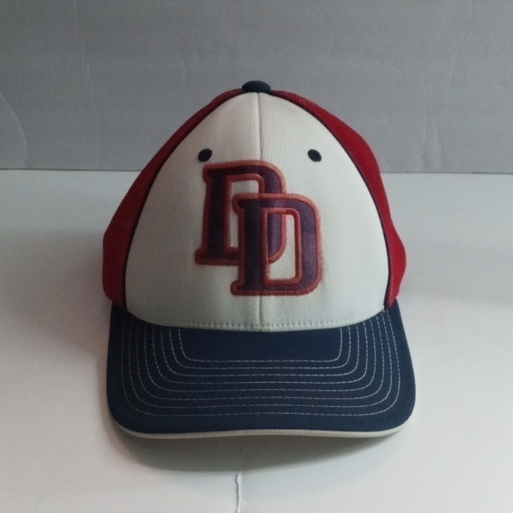 Pacific Headwear Pro Model Truckers Cap S/M Red White Navy Pre-owned